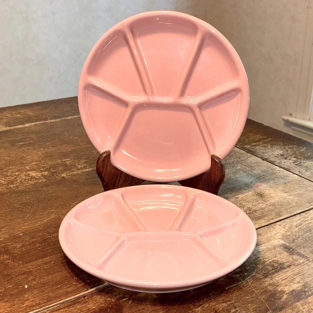 Williams-Sonoma fondue plates Pink